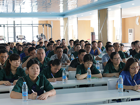 Focus on quality | Weifu organized product quality standard training for all staff